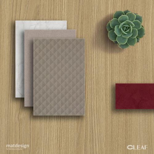 Spójna koncepcja materiałów w nowoczesnym wydaniu.